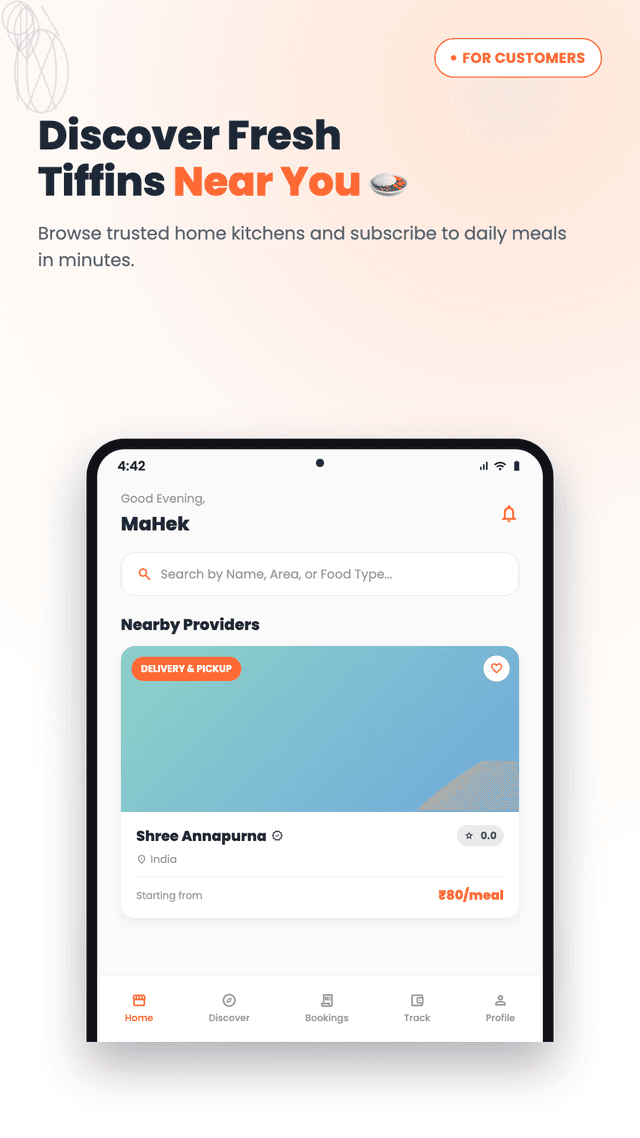 MealMitra Screenshot 2