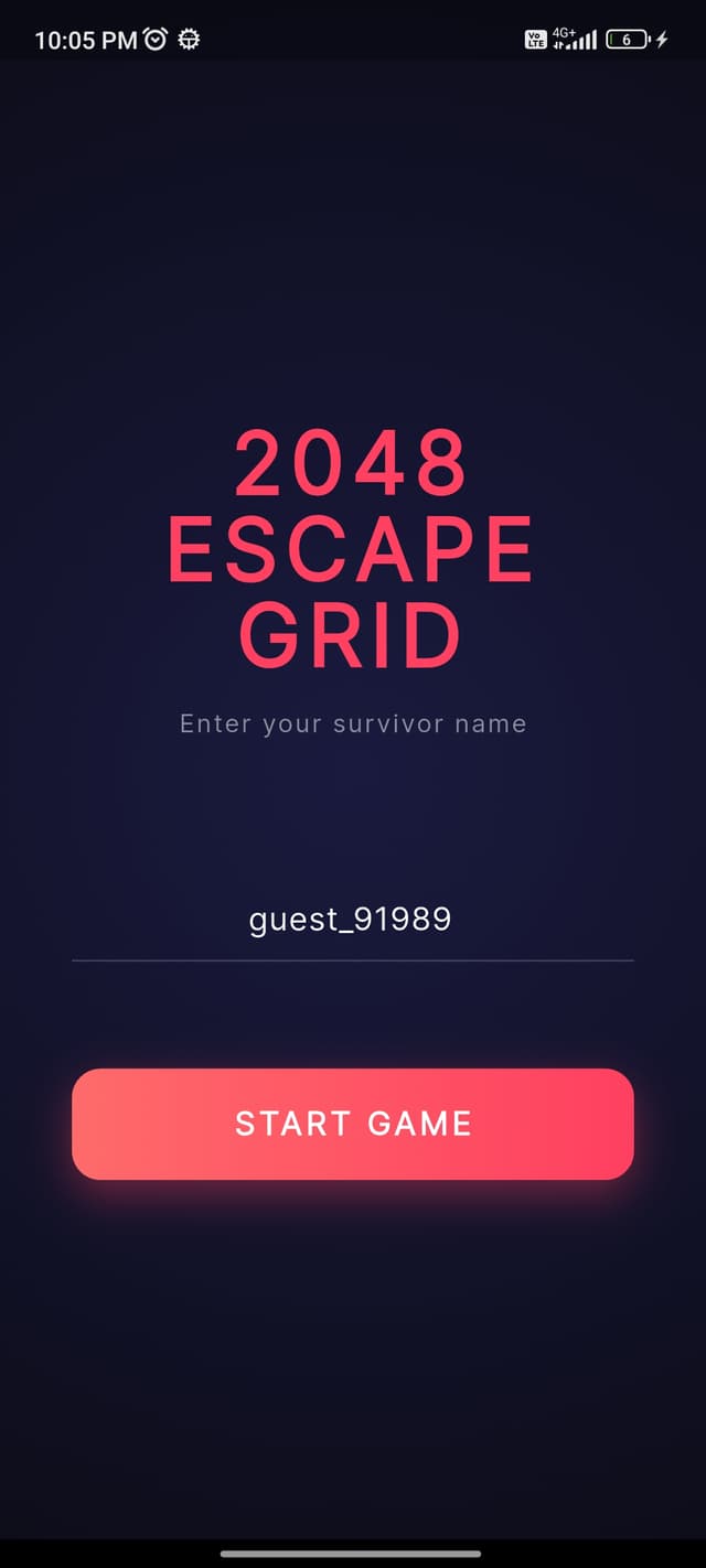 2048 Escape Grid Screenshot 2