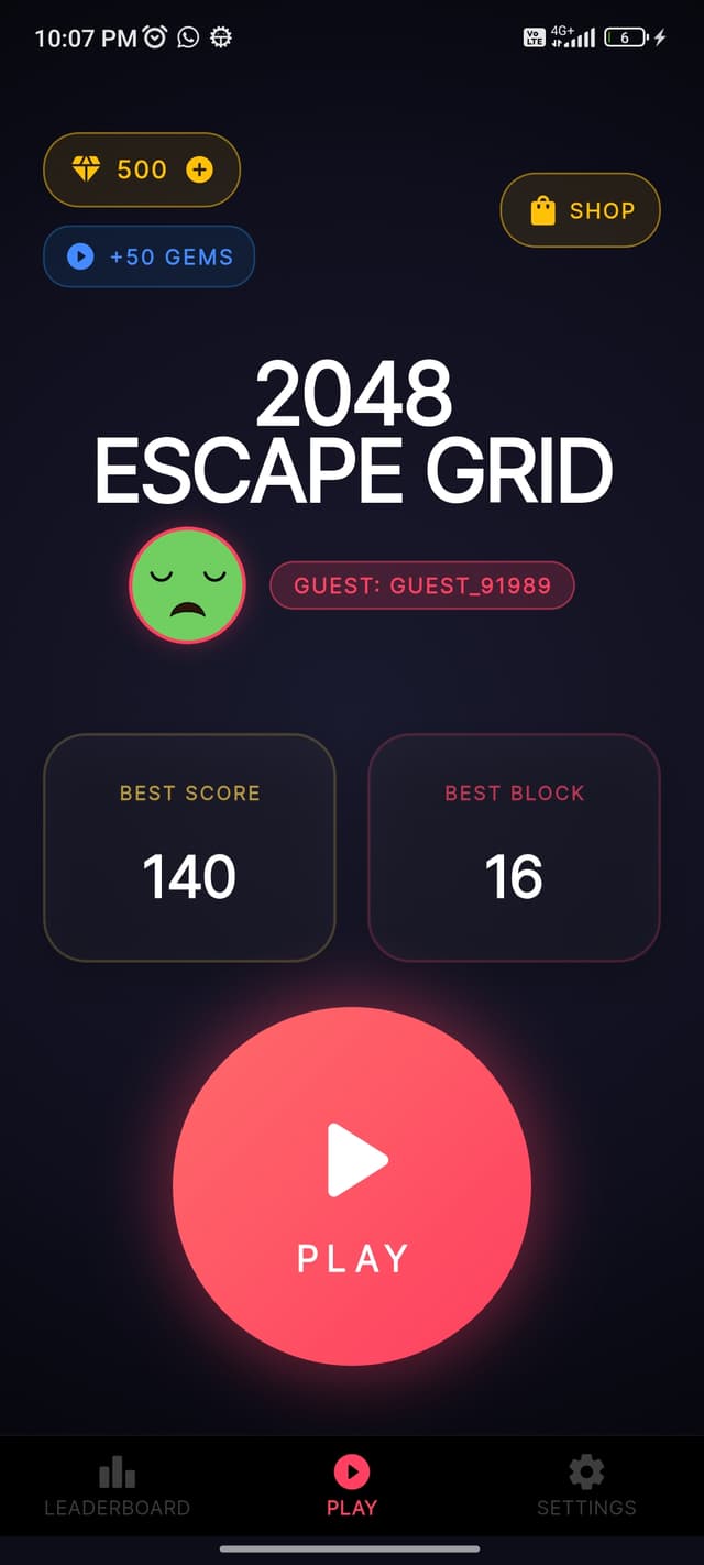 2048 Escape Grid Screenshot 5
